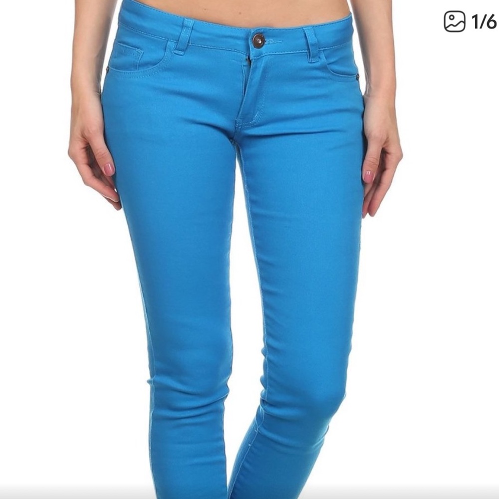 Emperial premium Vibrant Blue low rise Skinny Jeans